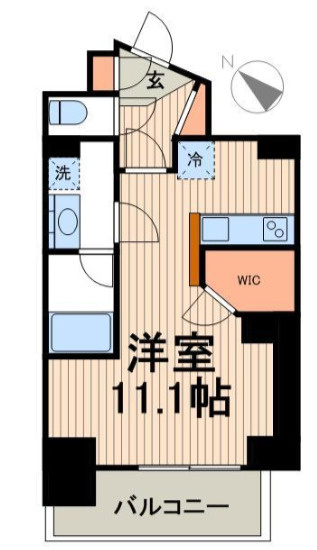 千代田区岩本町２丁目の賃貸マンションの間取り