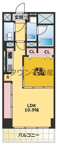【間取り】 | プレミアムコート新栄 | 間取りです。