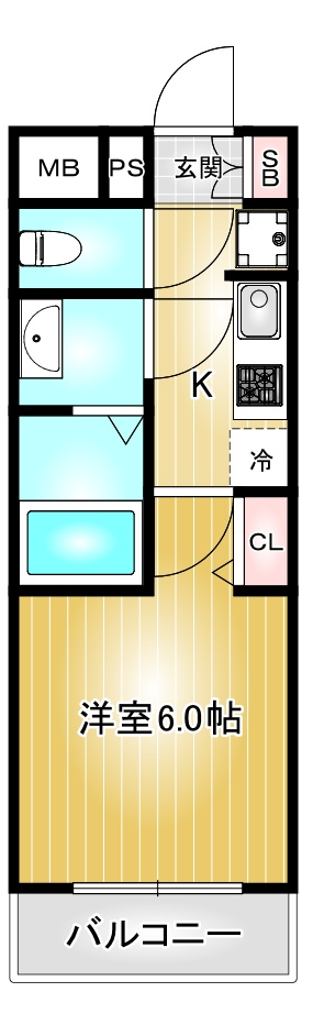 プレサンス名古屋幅下ファビュラス｜名古屋市の賃貸ならMy賃貸の間取り|プレサンス名古屋幅下ファビュラス