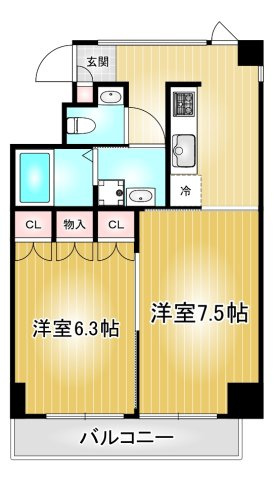 TACHIBANA BOX24｜名古屋市の賃貸ならMy賃貸の間取り|TACHIBANA BOX24(タチバナボックス24)