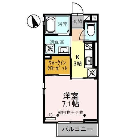 ルミネス大坪の間取り