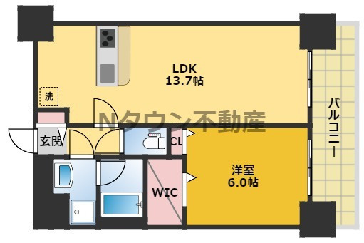 【間取り】 | グリシーヌ栄 | 間取りです。