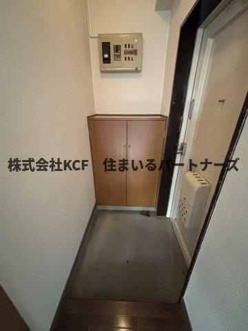 井上ハイムA棟の玄関|ゆったりとした玄関です
