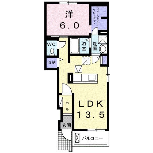 グランツ宮の陣の間取り|使い勝手の良い間取りです♪