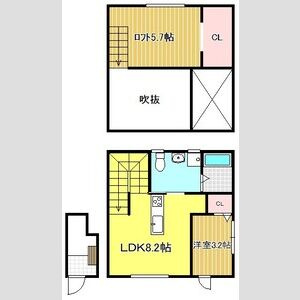 【間取り】 | ESPRESSO新清洲 | 間取りです。