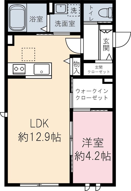 エスパシオ萩山の間取り