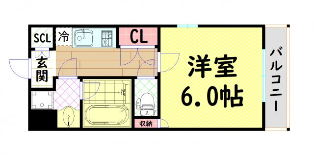【間取り】 | PrimaveraNishiShinsaibashi