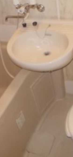 レジダンス・イン・三軒茶屋　分譲賃貸　オートロック　コインランドリーの洗面所