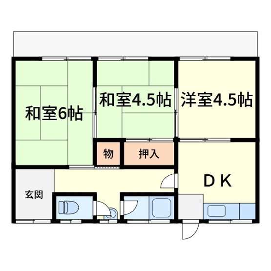 【間取り】 | 髙谷貸家