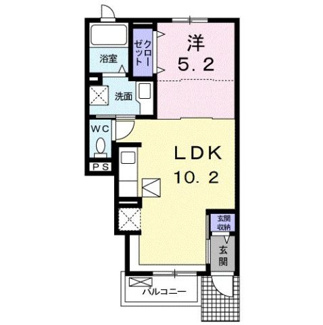 【間取り】 | シェーン・ハイト | 「シェーン・ハイト」の間取りです