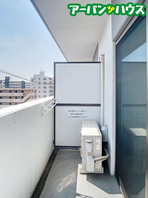 Sereno東古松のバルコニー