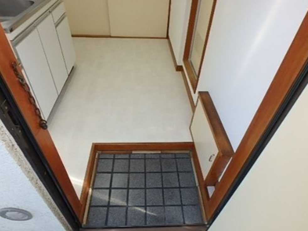 マルハイツ　TVドアホン　三軒茶屋エリア　洗濯機置場の玄関