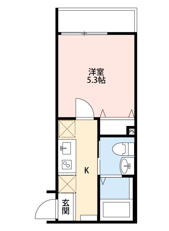 クレアシオン豊島園の間取り