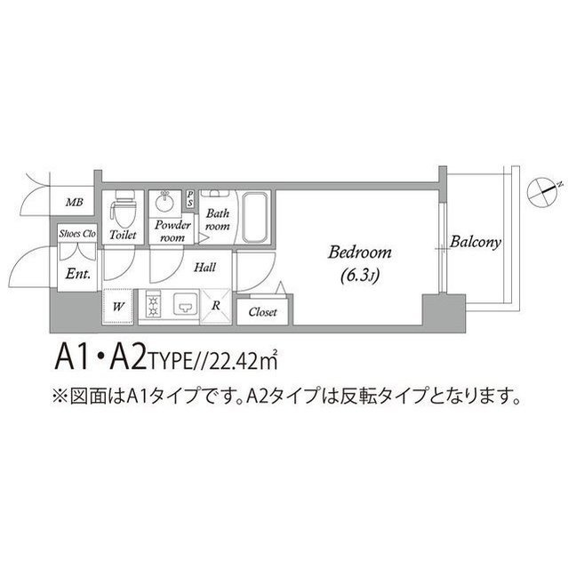 アドバンス大阪セレーノの間取り