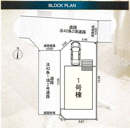 小田原市成田新築戸建て　第12-1号棟の区画図|区画図「小田原市成田新築戸建て　1号棟」
