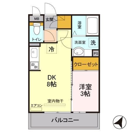 アンフルールの間取り
