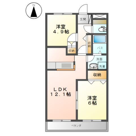 オレンジペコーの間取り