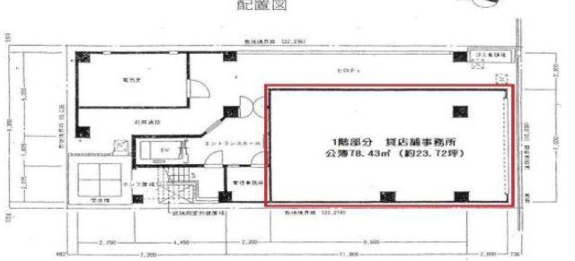クローバーハイツ第2大手前 BRAVI不動産の区画図