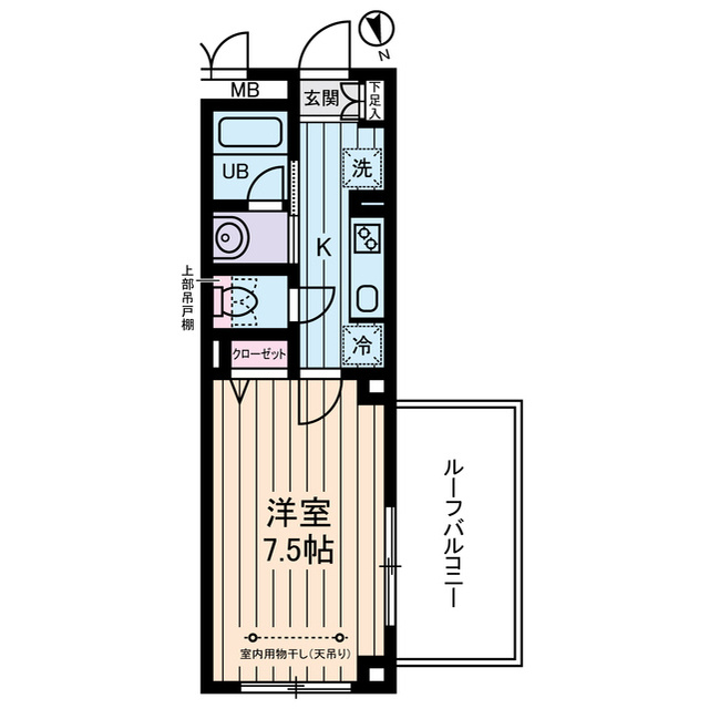 コーポＴＯの間取り