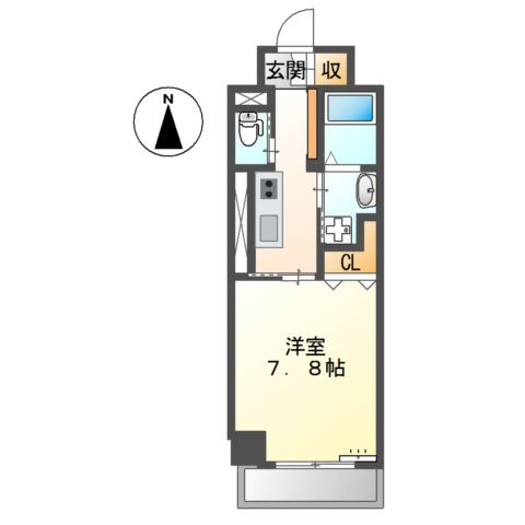 メゾン　ミールの間取り
