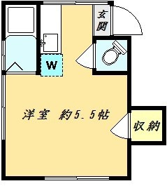 コーポ広瀬の間取り