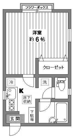 ジュエル北新宿の間取り