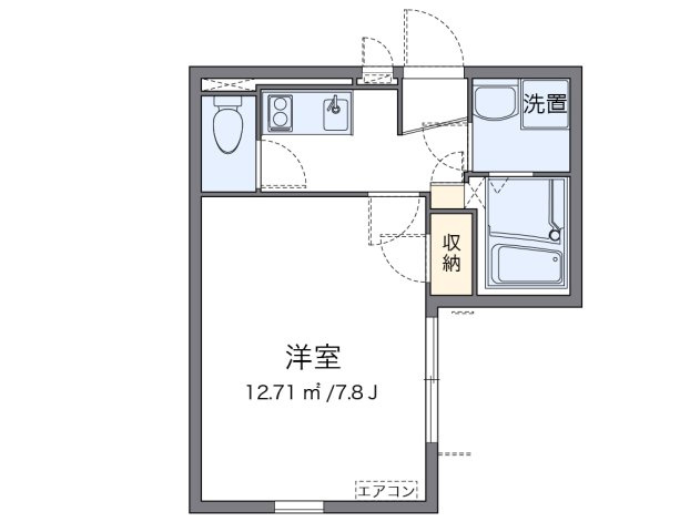 クレイノ壱番館の間取り|代表的な間取のため実際の間取とは異なる場合があります
