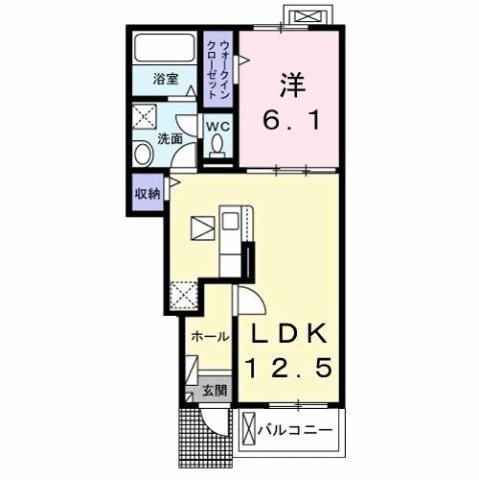 鳥羽町アパートの間取り