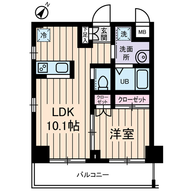 プレデパルク３の間取り