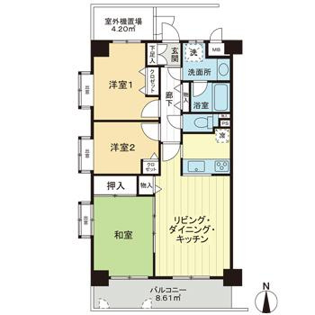 マートルコート戸田公園の間取り
