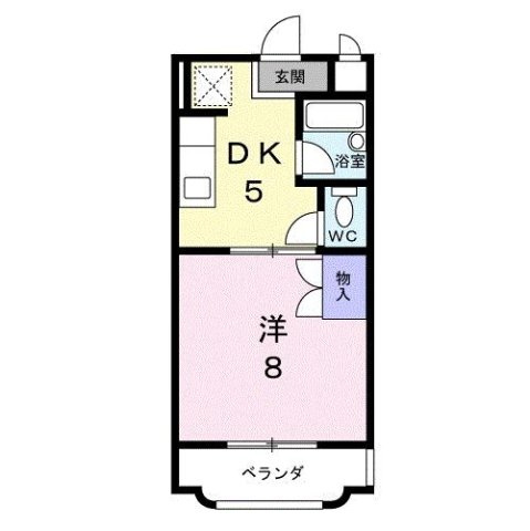 ファミーユⅠの間取り