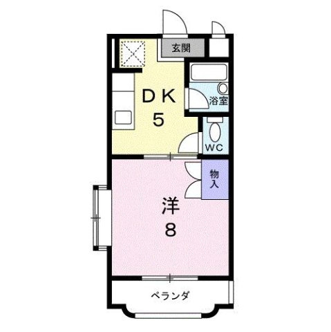 ファミーユⅡの間取り