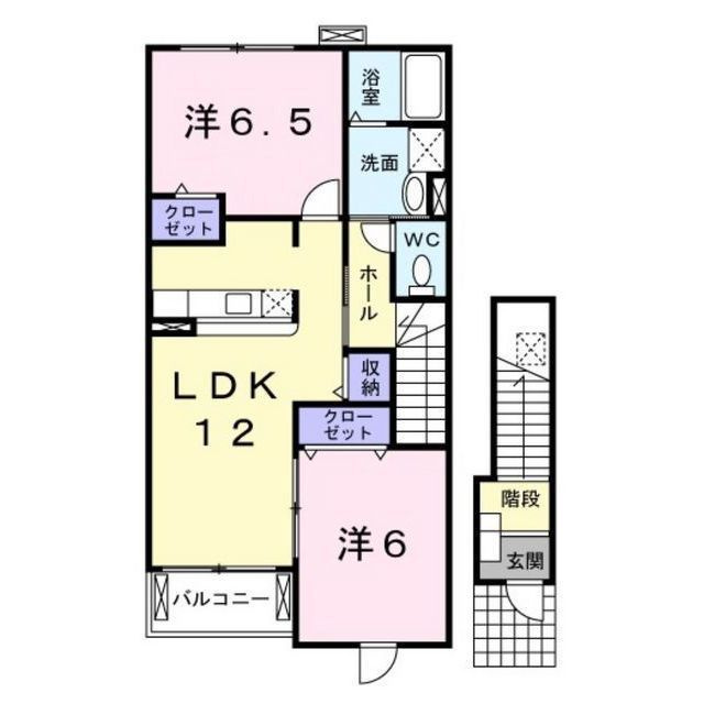 アロッジオＢの間取り