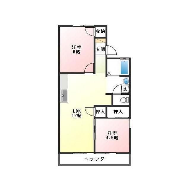 ドミール長良の間取り