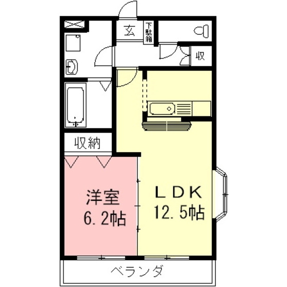 アーバン　ヴィラの間取り