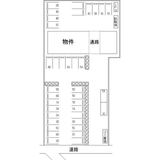 各務原市那加新加納町のアパートの外観