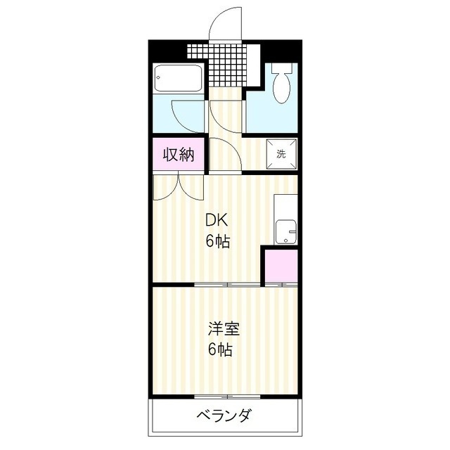 シャトー望月　Ｃの間取り