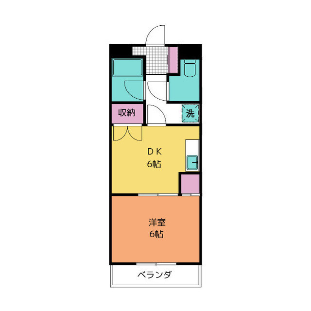 シャトー望月　Ｃの間取り