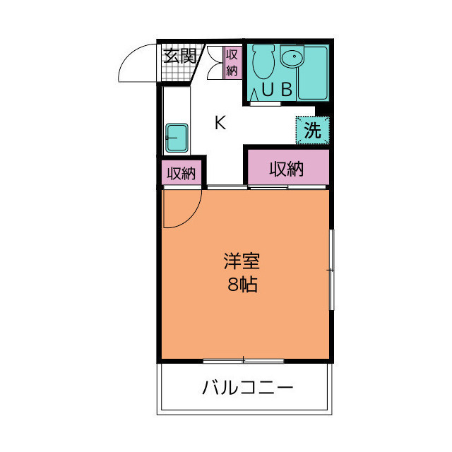 渡辺マンションの間取り