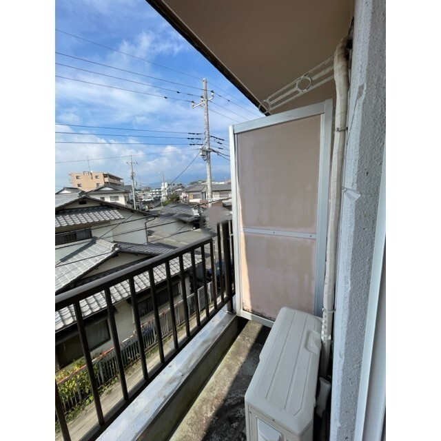 渡辺マンションのバルコニー
