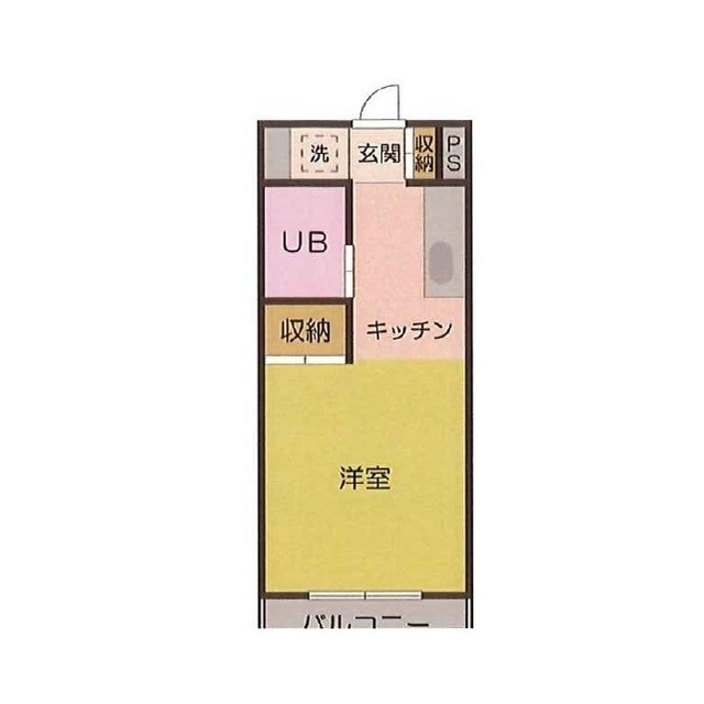 真砂町エステートピア　Ｂ棟の間取り