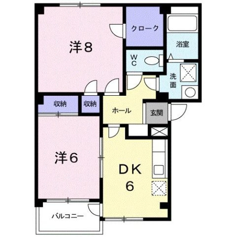 リバーサイド・ヴィラＣの間取り