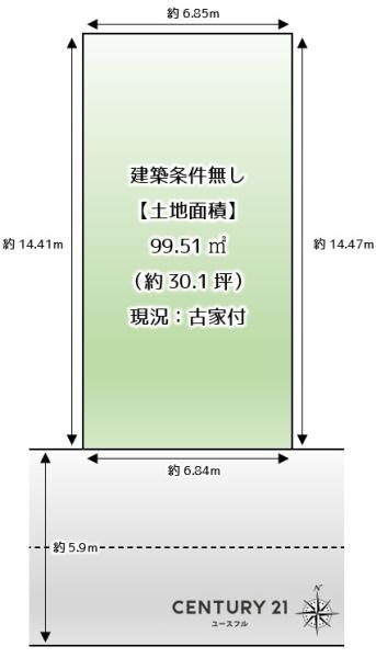 堺市東区日置荘北町１丁の売地の画像