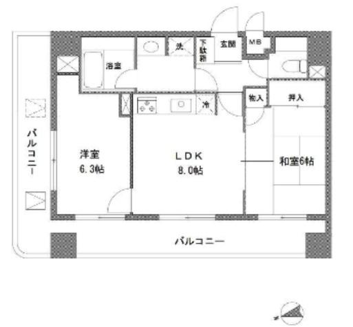 【間取り】 | ラヴィータ谷塚駅前I