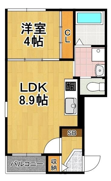 ハーモニーテラスCedar houseの間取り