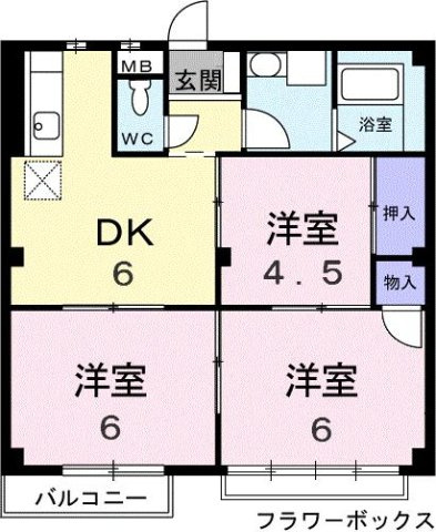 【間取り】 | セジュール青柳