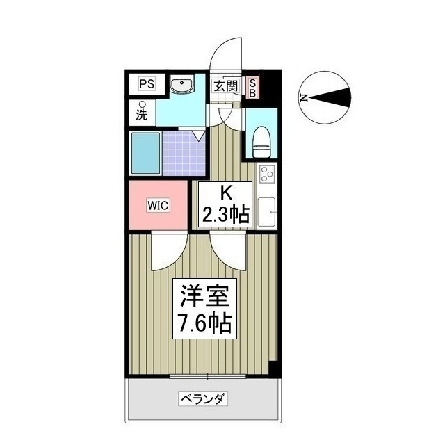 ルミエール岸町の間取り