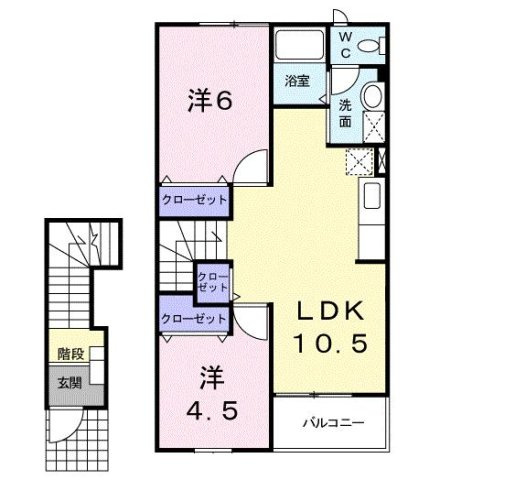 エスペランサ恵夢の間取り
