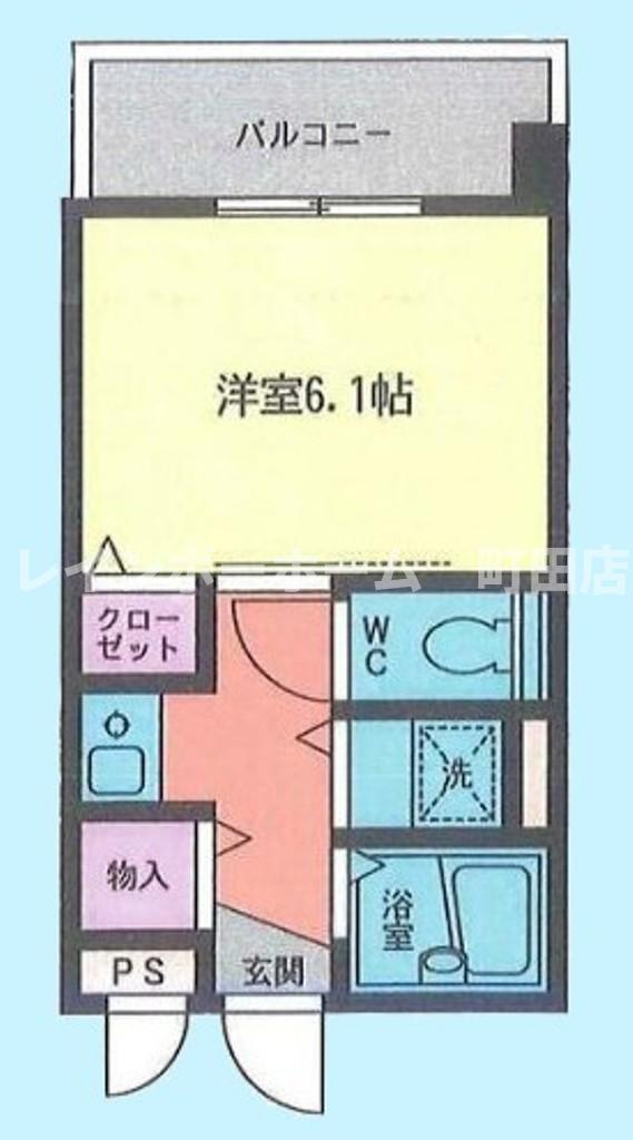 橋本ビル※初期費用分割あと払いサービス利用可能物件の間取り