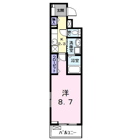 カーサ大塩の間取り